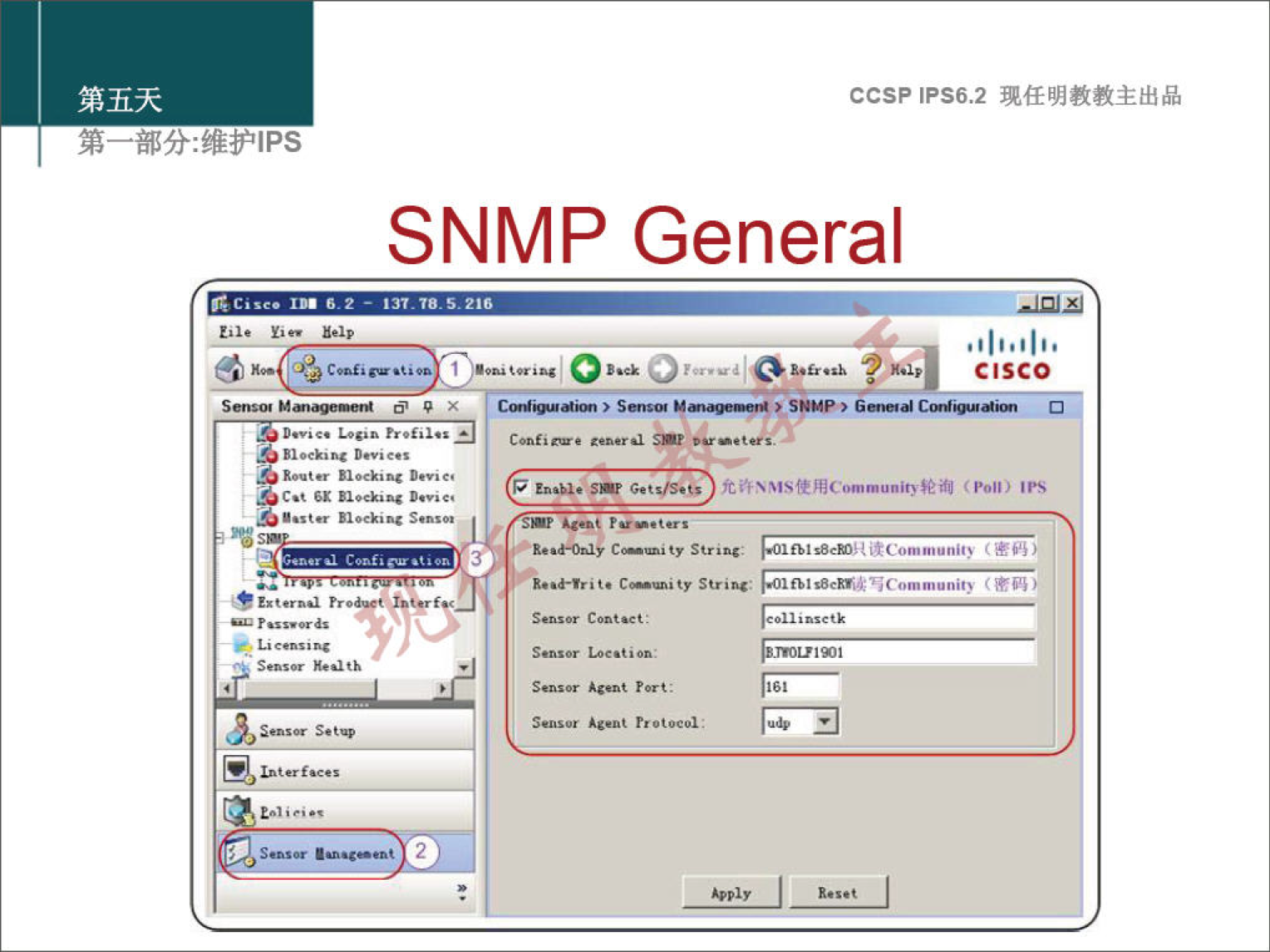 Dei C.. 61 ccsp IPS6.2 SNMP General CISCO G.ts/S.ts ftÄMSWhCommunitySQift IPS V Str inc : 